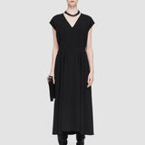 Black Comfort Cady Turot Dress - Joseph