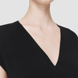 Black Comfort Cady Turot Dress - Joseph