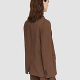 Brown Jaden Comfort Cady Jacket - Joseph