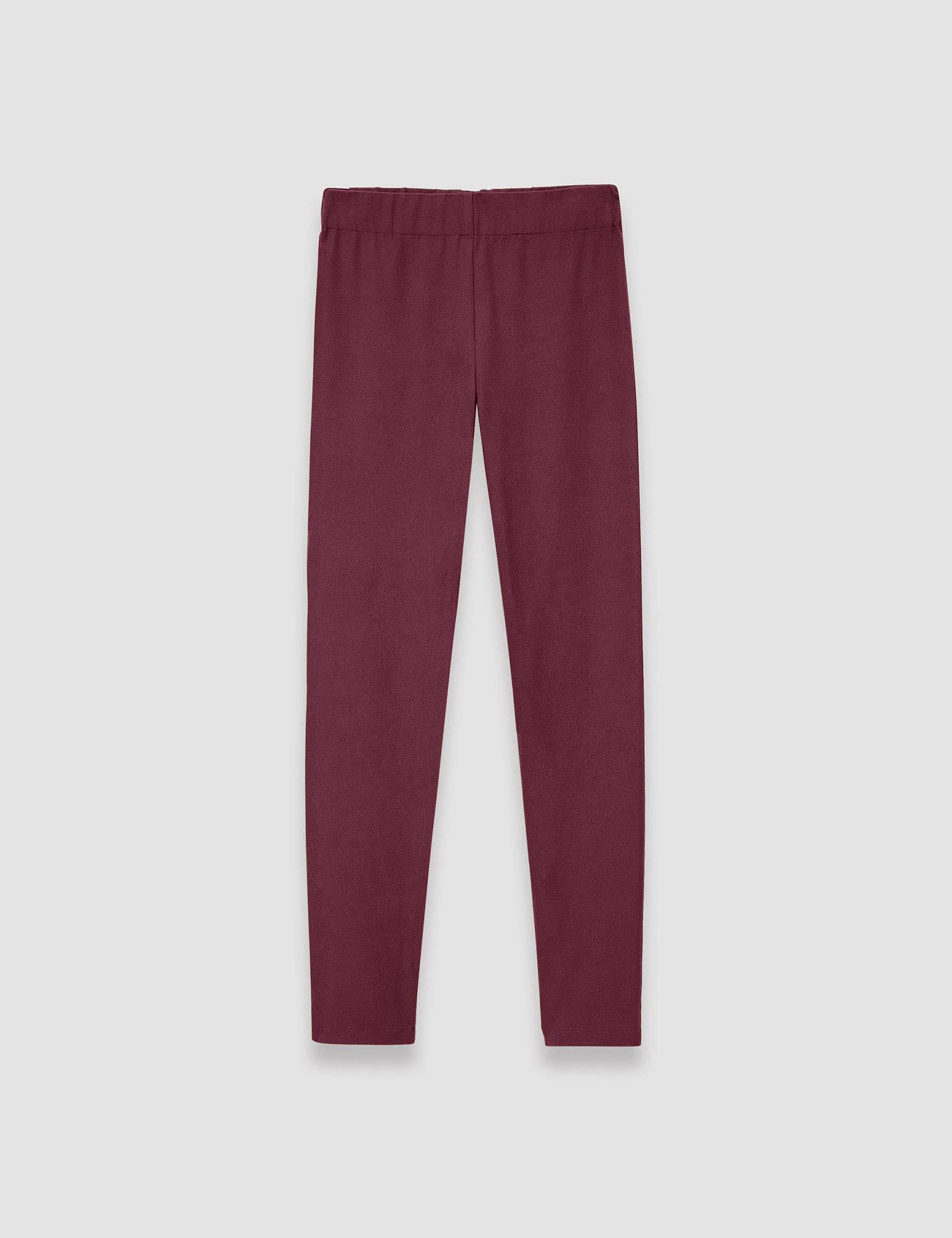 Purple Gabardine Stretch Leggings - Joseph