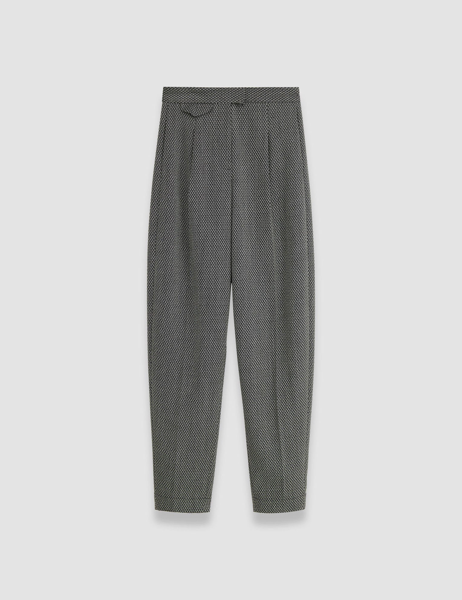 Multicolour Cravate Wool Flocon Trousers - Joseph