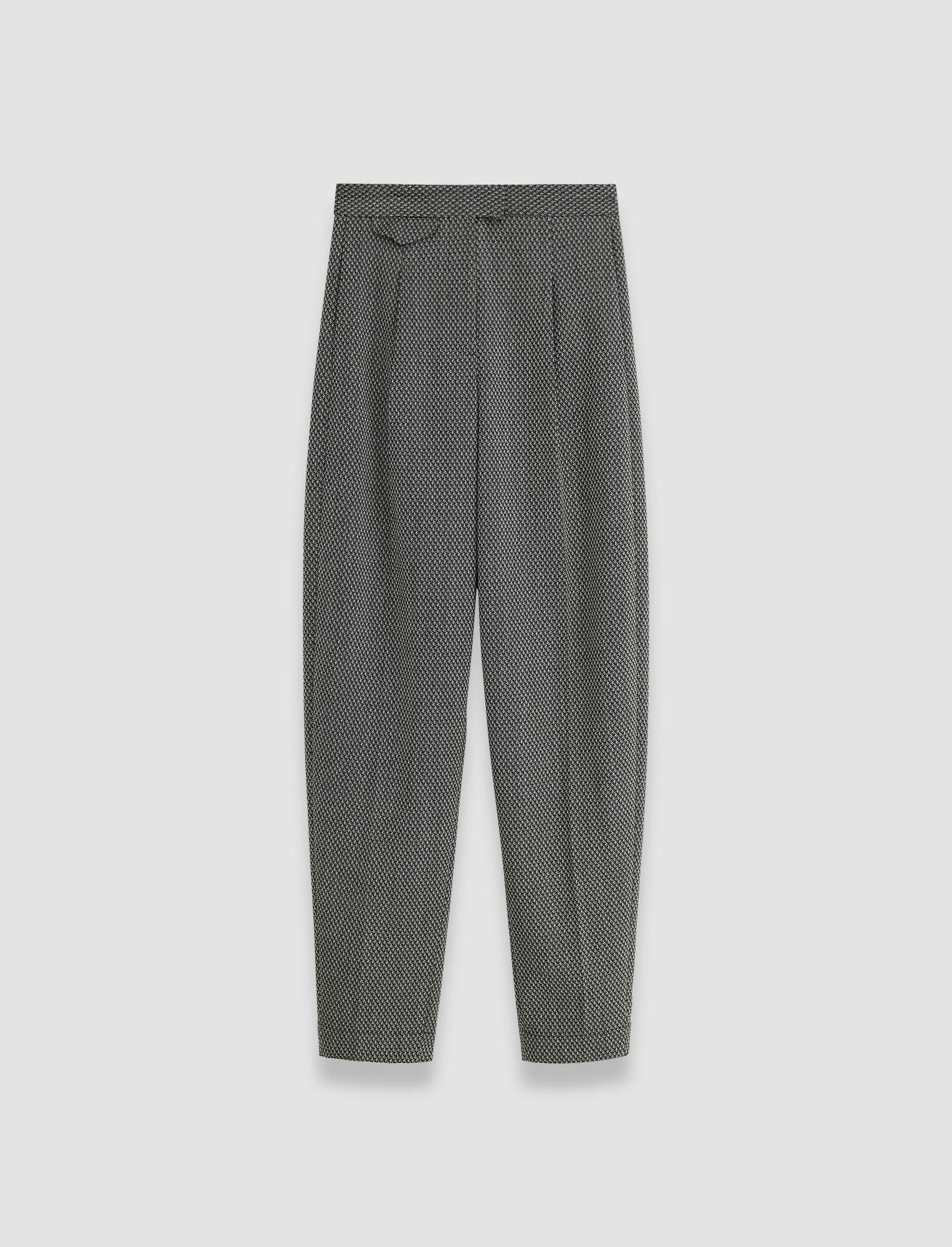 multicolour-cravate-wool-flocon-trousers-JOSEPH