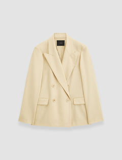Beige Light Wool Flannel Jaden Jacket - Joseph