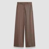 purple Light Wool Flannel Alana Trousers - Joseph