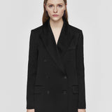 Black Joffrin Textured Viscose Jacket - Joseph