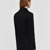 Black Joffrin Textured Viscose Jacket - Joseph