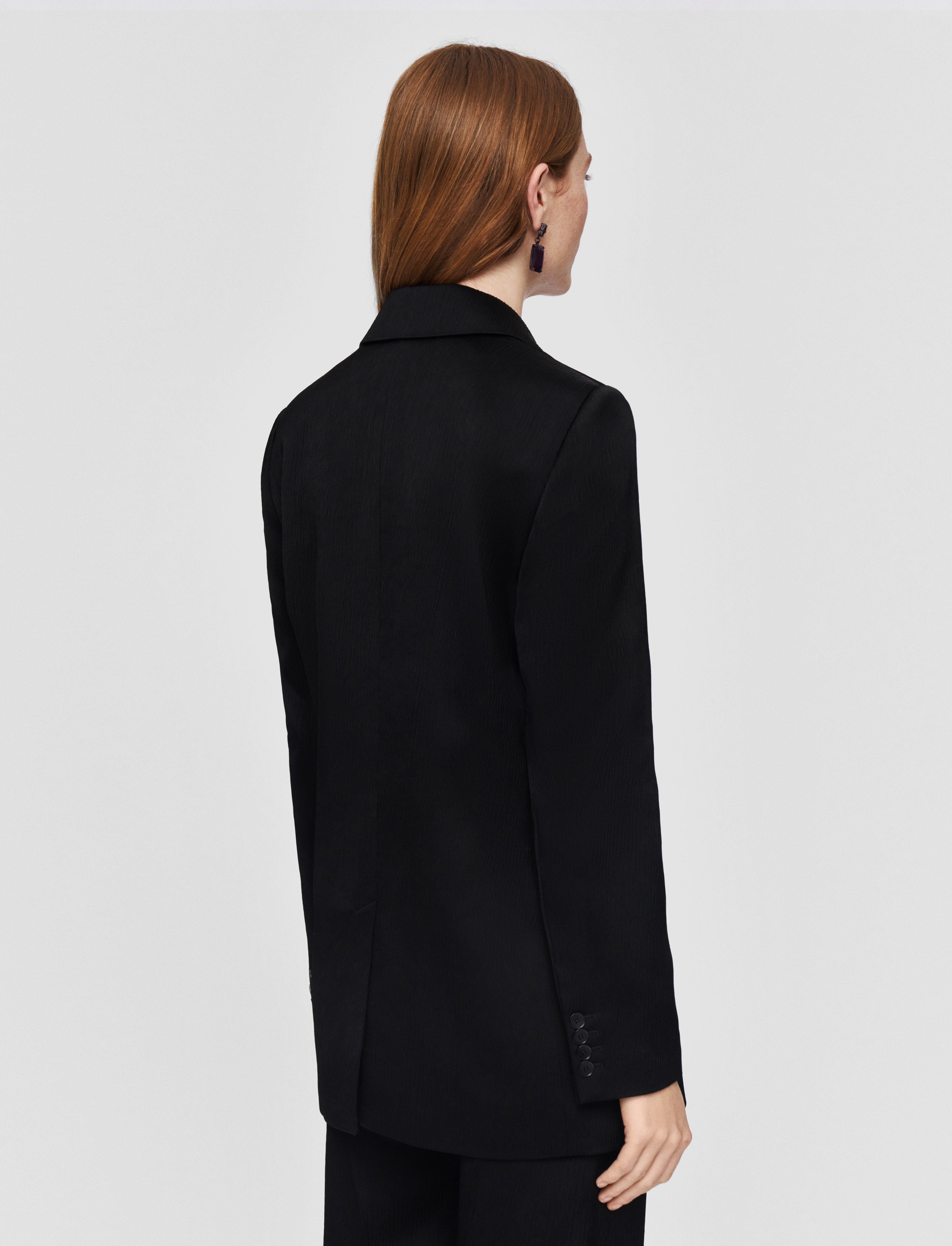 black-joffrin-textured-viscose-jacket-JOSEPH