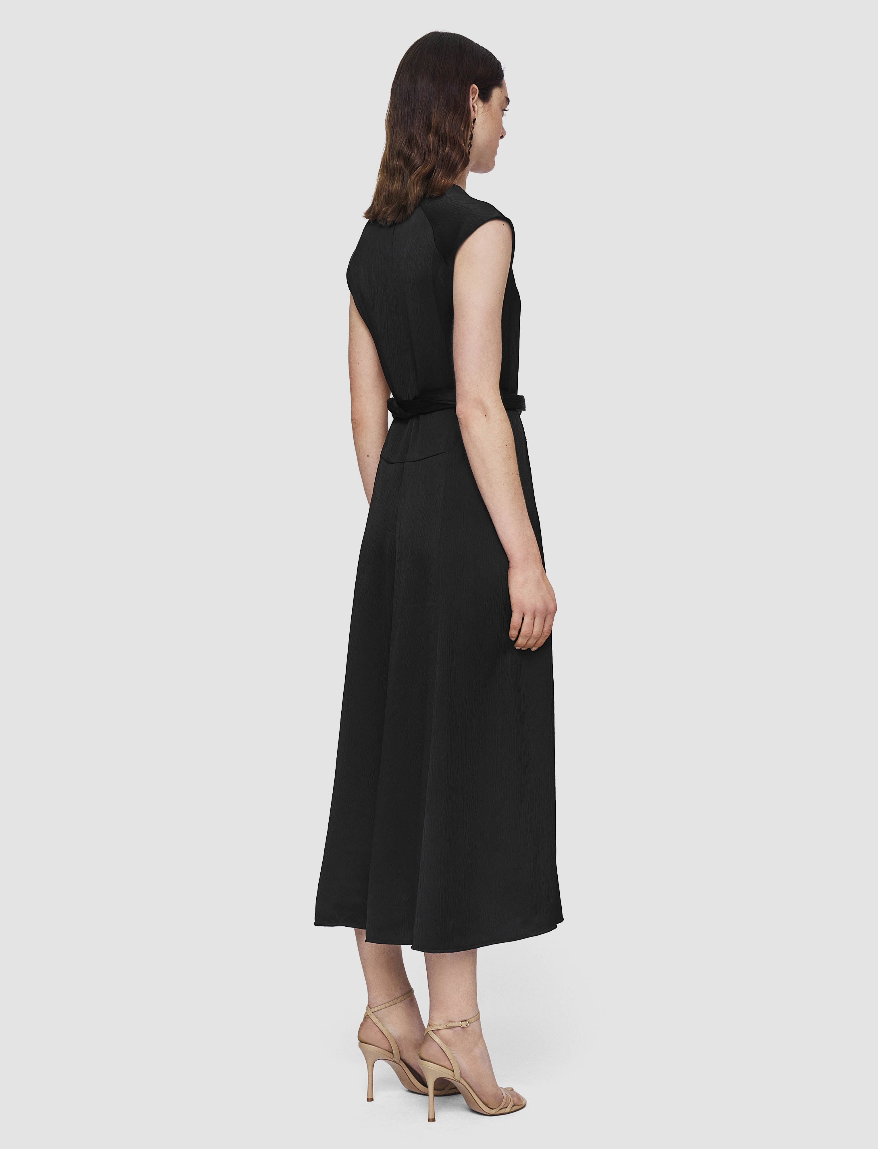 black-lutece-textured-viscose-dress-JOSEPH