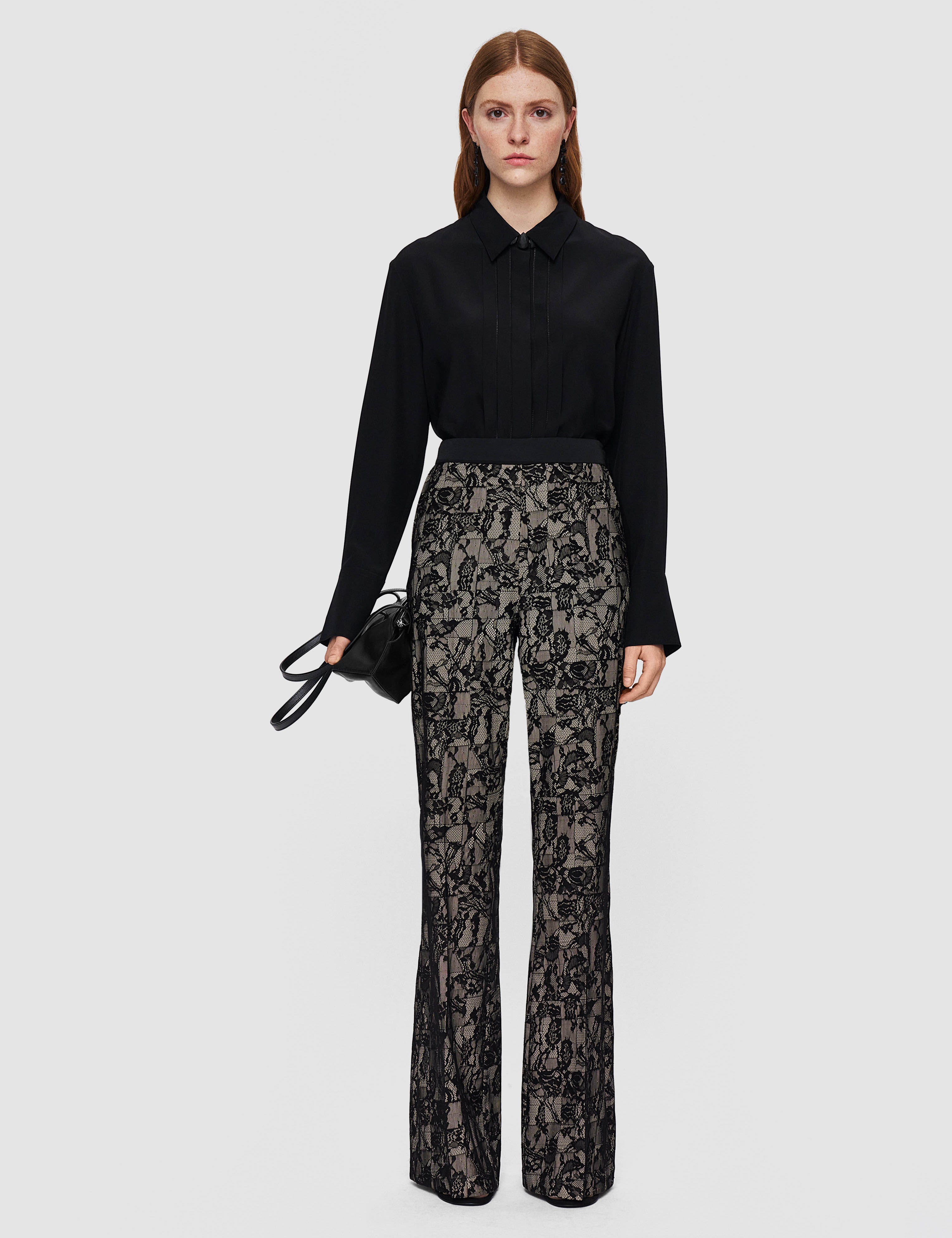 Multicolour Tokyo Patchwork Lace Trousers - Joseph