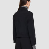 Black Mistral Fluid Twill Wool Jacket - Joseph