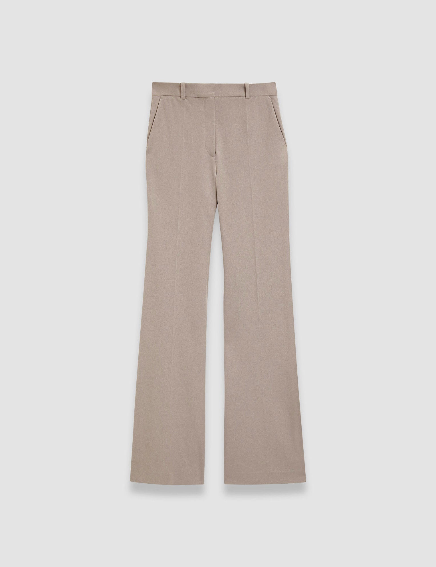 Grey Tafira Gabardine Stretch Trousers - Joseph