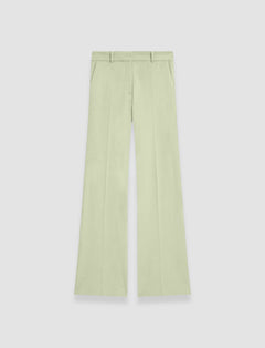 Green Tafira Gabardine Stretch Trousers - Joseph