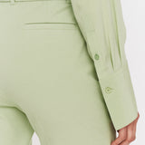 Green Tafira Gabardine Stretch Trousers - Joseph