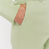 Green Tafira Gabardine Stretch Trousers - Joseph