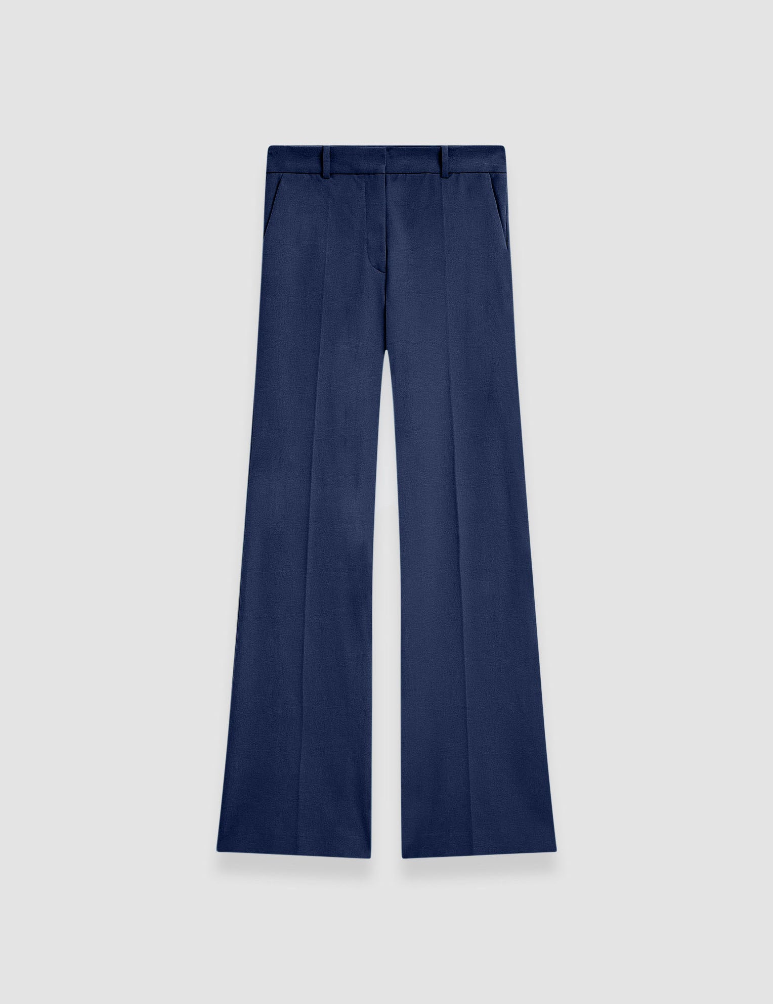 Blue Tafira Gabardine Stretch Trousers - Joseph