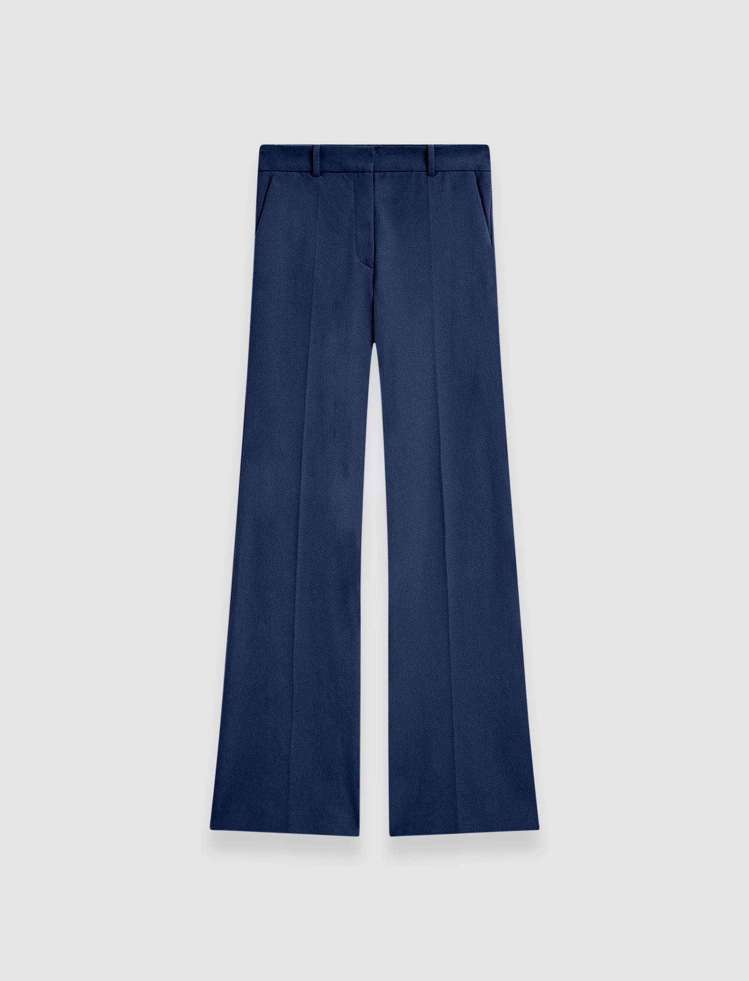 blue-tafira-gabardine-stretch-trousers-JOSEPH