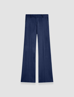 Blue Tafira Gabardine Stretch Trousers - Joseph