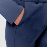 Blue Tafira Gabardine Stretch Trousers - Joseph