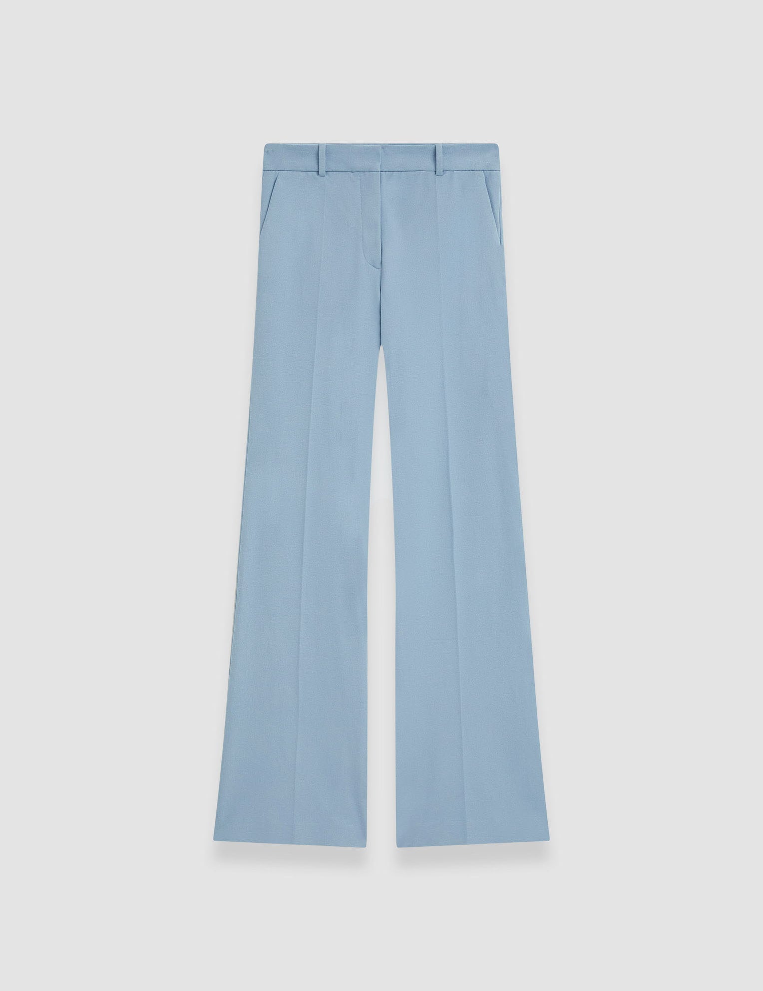 Blue Tafira Gabardine Stretch Trousers - Joseph