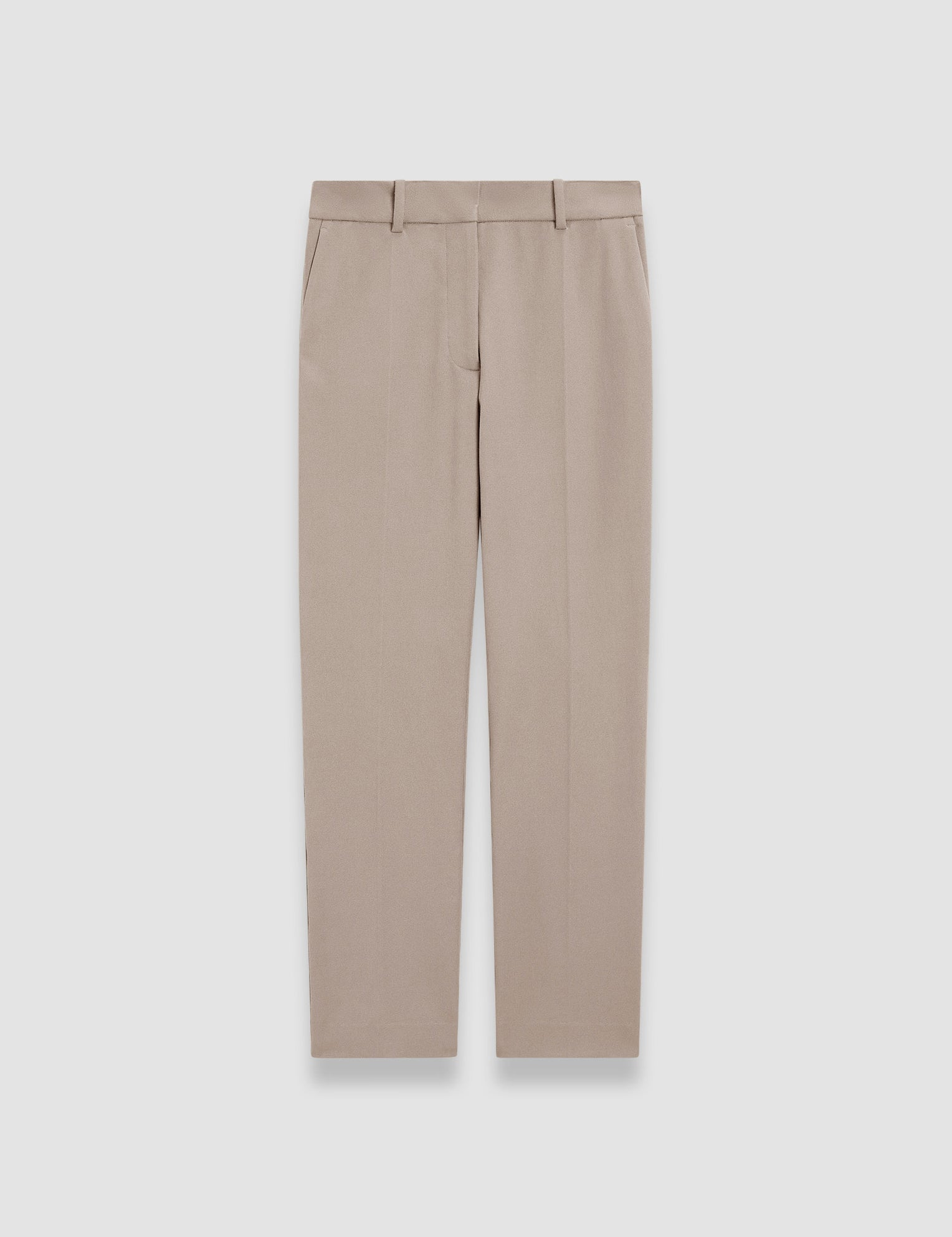 Grey Coleman Gabardine Stretch Trousers - Joseph