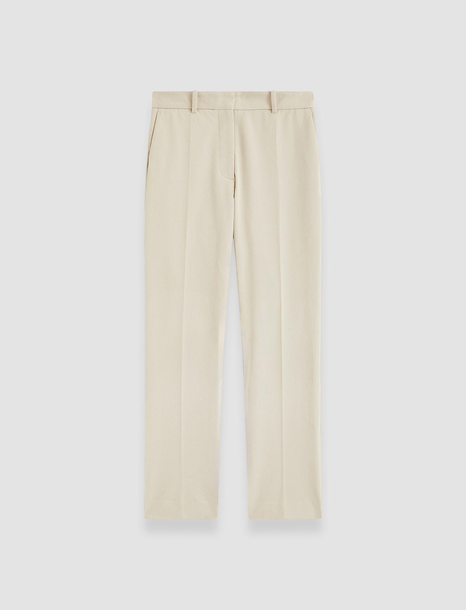 beige-coleman-gabardine-stretch-trousers-JOSEPH