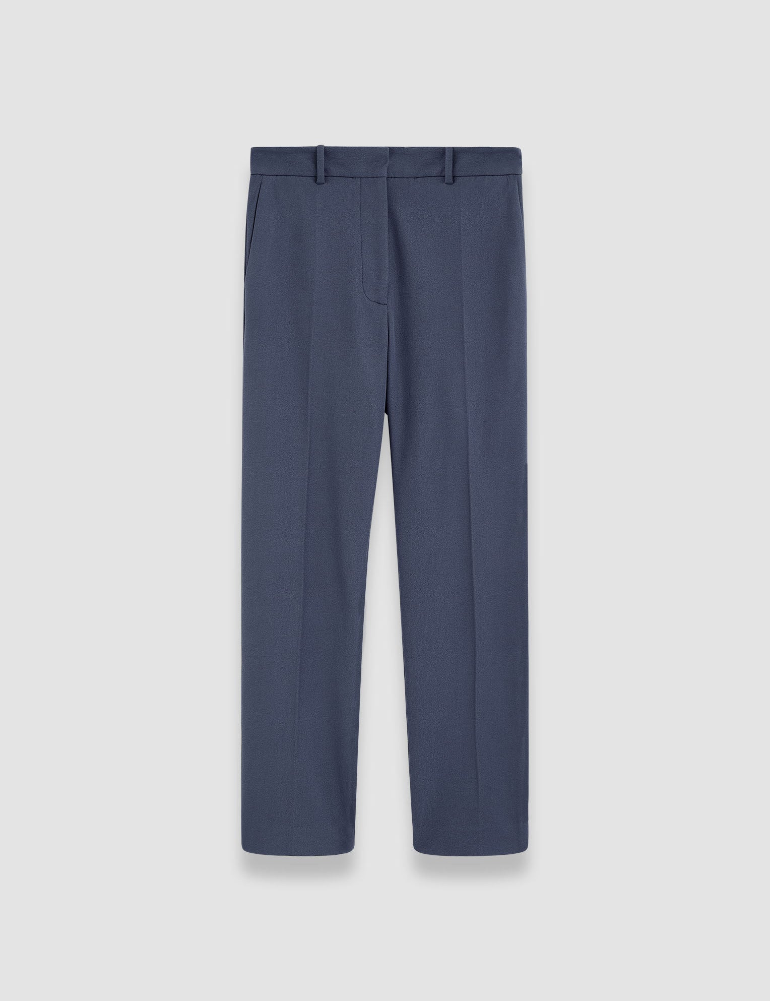 Blue Coleman Gabardine Stretch Trousers - Joseph