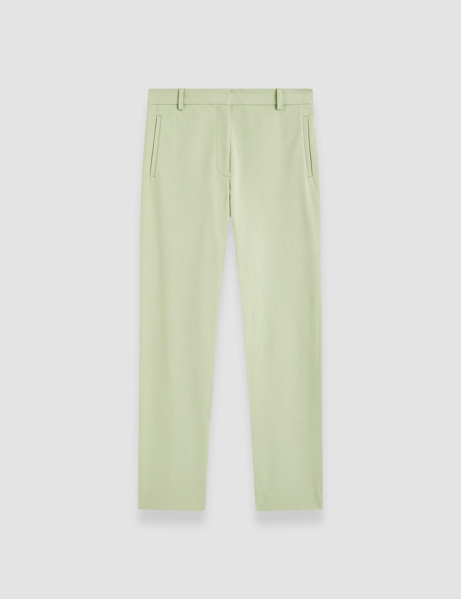 Green New Eliston Gabardine Stretch Trousers - Joseph