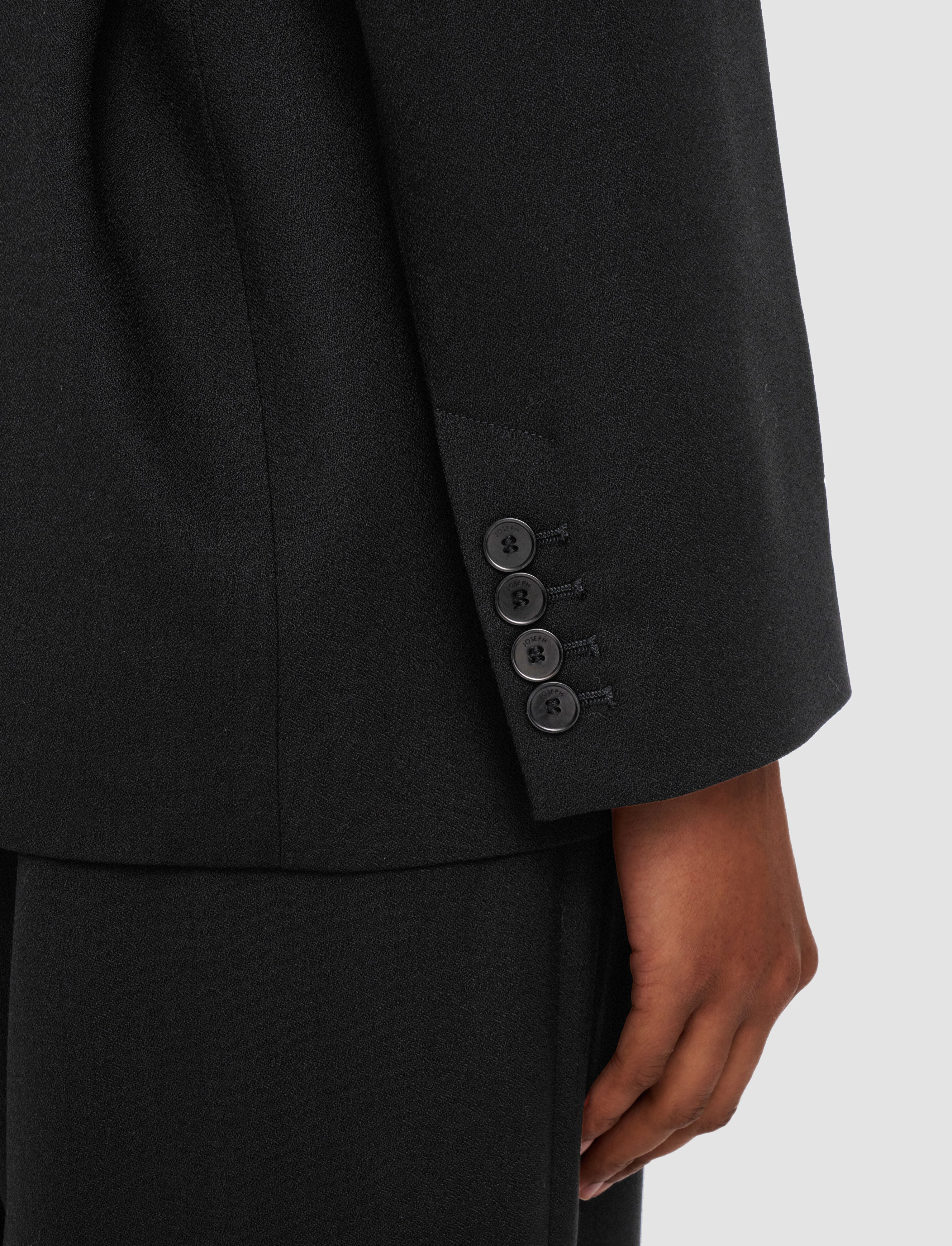 black-victor-tailoring-crepe-jacket-JOSEPH