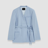 Blue Victor Tailoring Crepe Jacket - Joseph