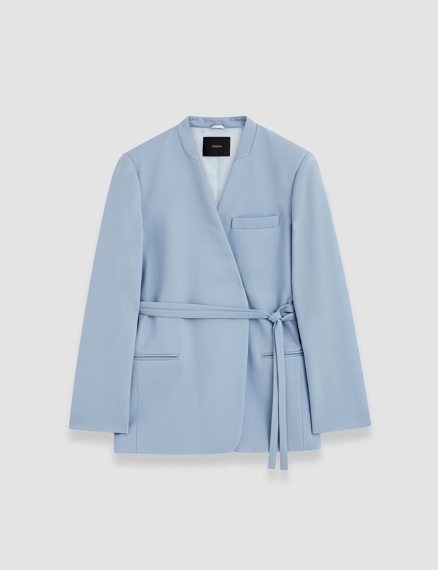 Blue Victor Tailoring Crepe Jacket - Joseph