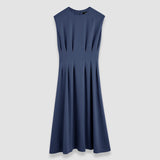 Blue Delma Comfort Cady Dress - Joseph