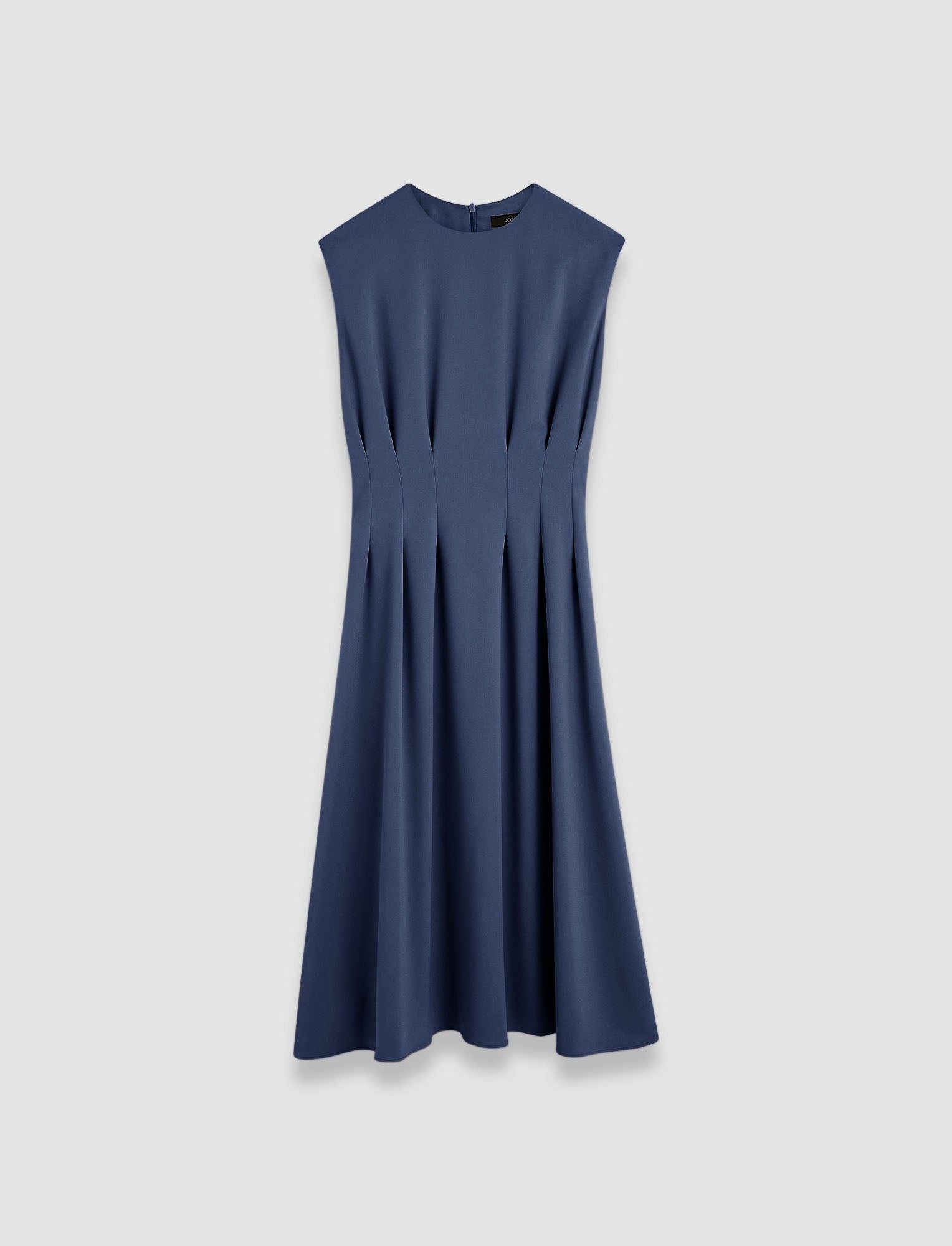 blue-delma-comfort-cady-dress-JOSEPH