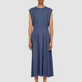 Blue Delma Comfort Cady Dress - Joseph