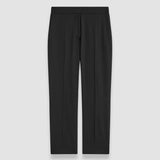 Black Vilar Tailoring Crepe Trousers - Joseph