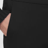 Black Vilar Tailoring Crepe Trousers - Joseph