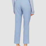 Blue Vilar Tailoring Crepe Trousers - Joseph