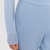 Blue Vilar Tailoring Crepe Trousers - Joseph