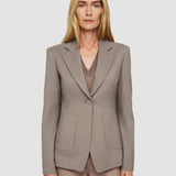 Grey Glenview Tailoring Wool Stretch Jacket - Joseph