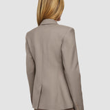 Grey Glenview Tailoring Wool Stretch Jacket - Joseph