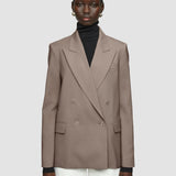 Grey Jaden Tailoring Wool Stretch Jacket - Joseph