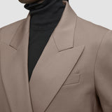 Grey Jaden Tailoring Wool Stretch Jacket - Joseph