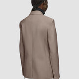 Grey Jaden Tailoring Wool Stretch Jacket - Joseph