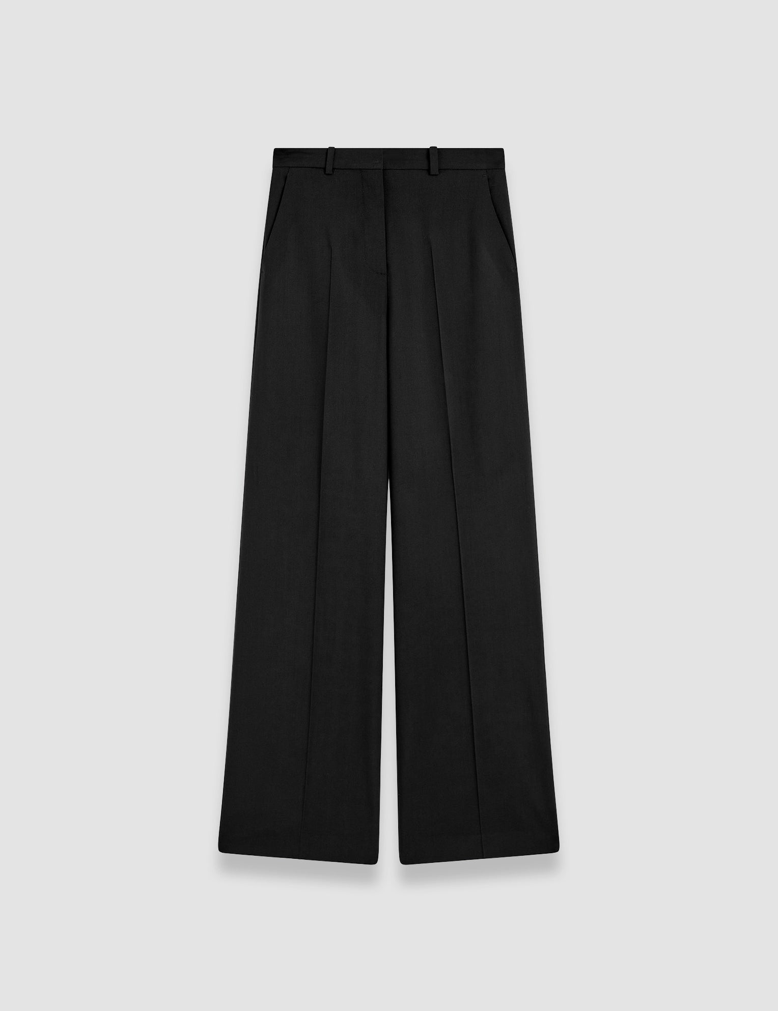 Black Alana Tailoring Wool Stretch Trousers - Joseph