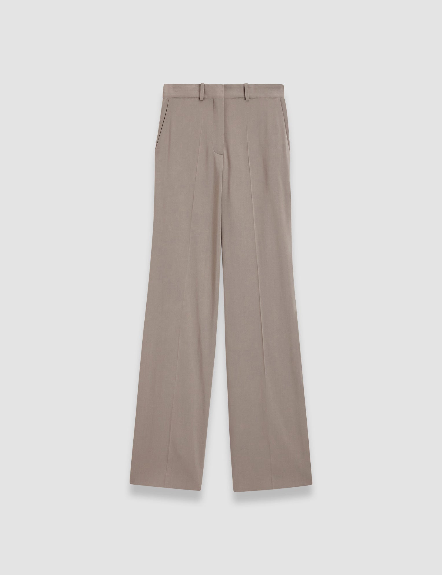 Grey Morissey Tailoring Wool Stretch Trousers - Joseph