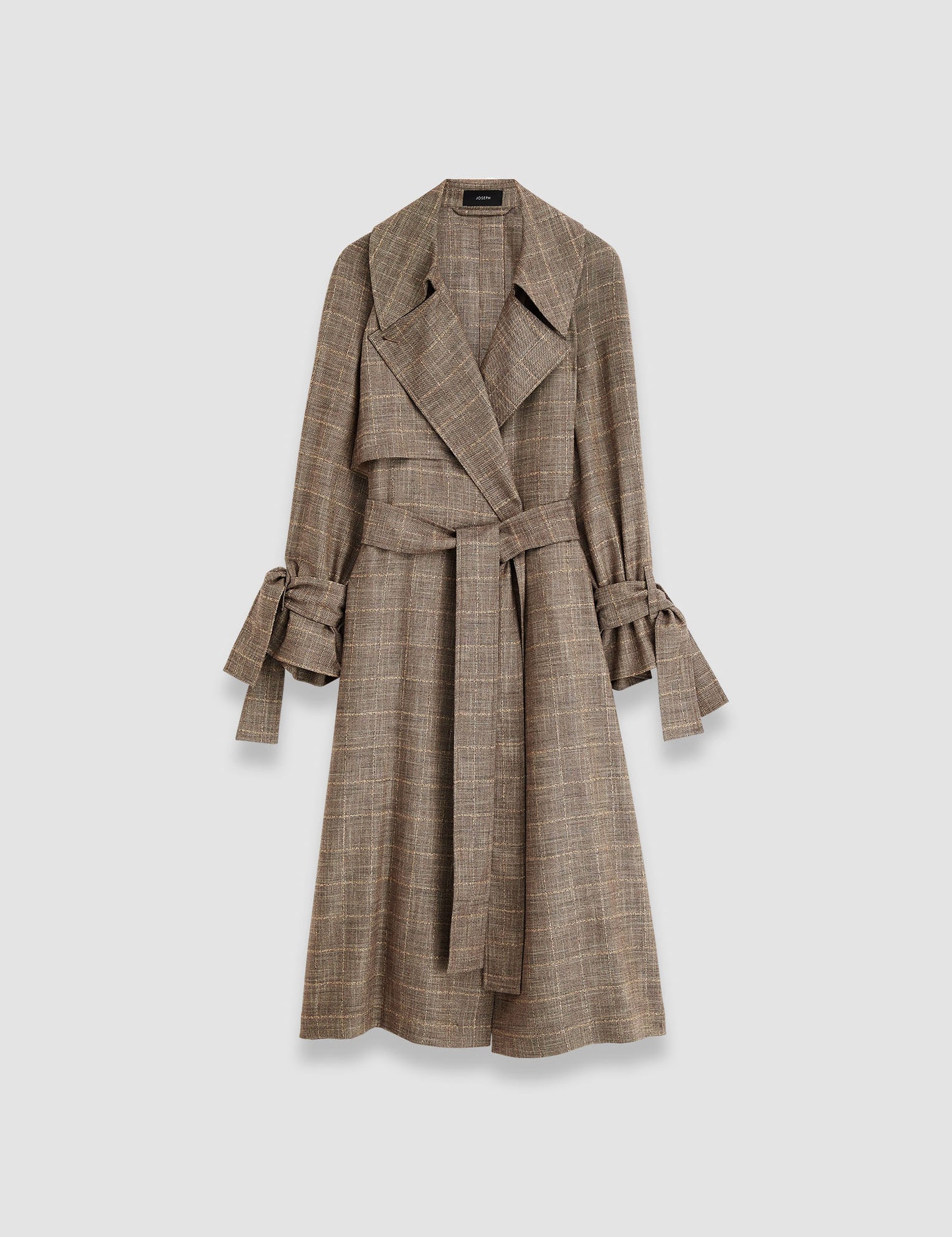 Grey Alsace Wool Bamboo Coat - Joseph