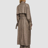 Grey Alsace Wool Bamboo Coat - Joseph