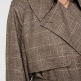 Grey Alsace Wool Bamboo Coat - Joseph