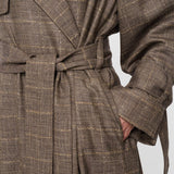 Grey Alsace Wool Bamboo Coat - Joseph