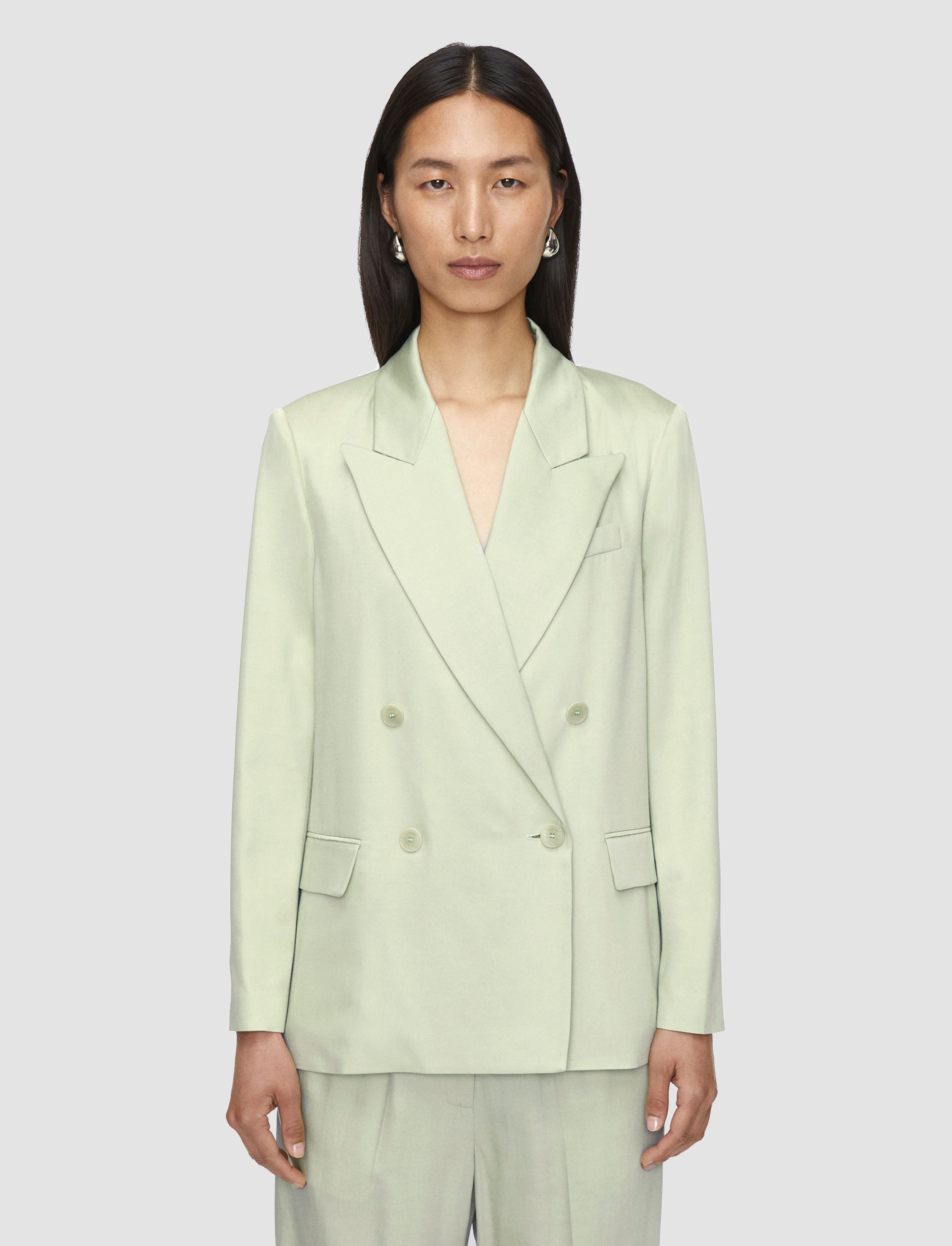 green-jaden-soft-viscose-tailoring-jacket-JOSEPH