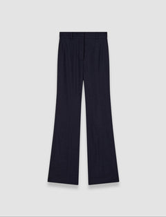 Blue Tafira Linen Stretch Trousers - Joseph